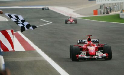 Michael Schumacher, Rubens Barrichello, Ferrari, 2004 Bahreyn GP