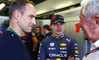 Helmut Marko, Oliver Mintzlaff, Max Verstappen