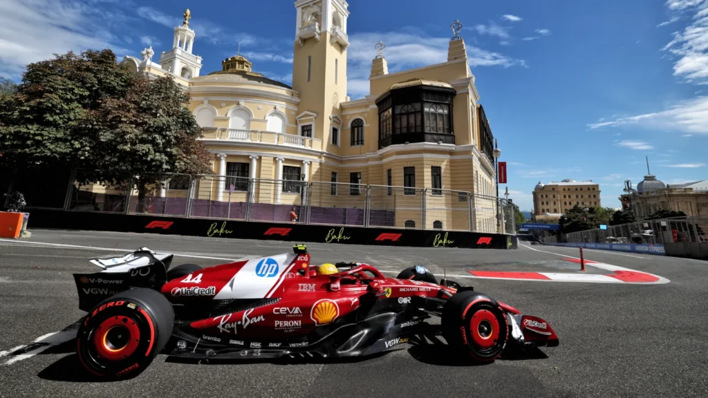 Hamilton Ferrari’nin lastik kararı sonrası Bakü’de Q2’de elendi