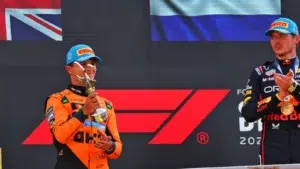 Lando Norris, Monza podyumunda McLaren takası sonrası yuhalandı