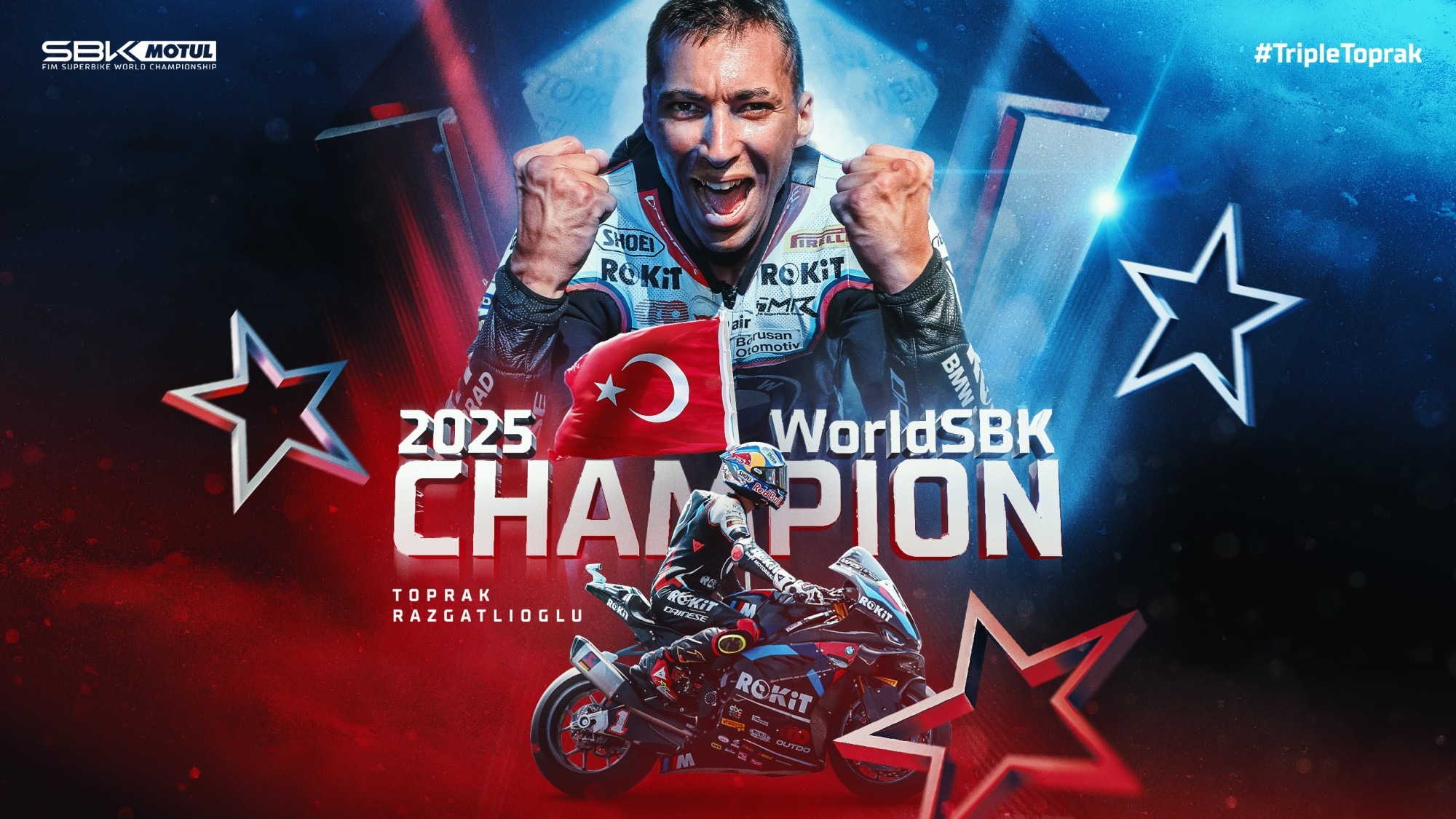 Toprak Razgatlıoğlu 2025 Dünya Superbike Şampiyonu oldu!