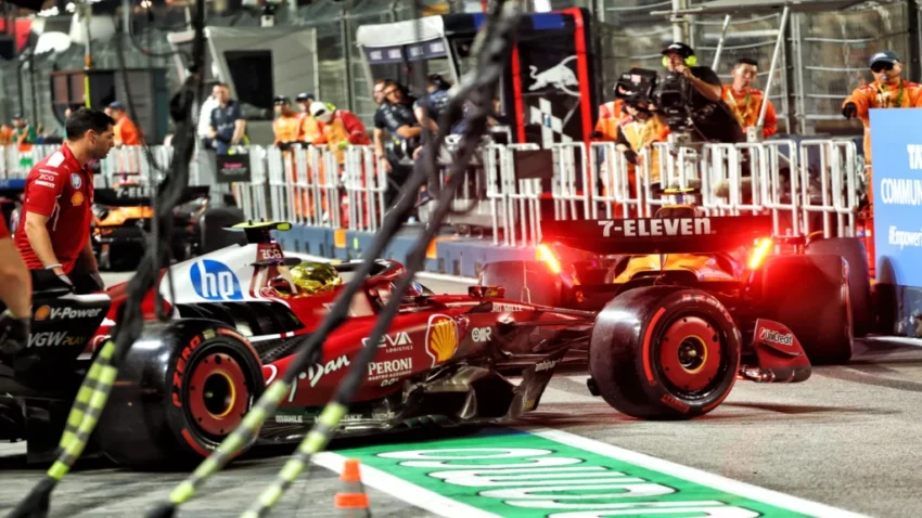 Leclerc Singapur GP’de Norris ile pit alanındaki çarpışmayı değerlendirdi