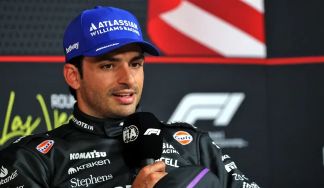 Carlos Sainz, Las Vegas GP’de Islak Piste Hazır: ‘Pole İçin Yeterli Bir Tur Attım’