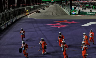 Motor Racing - Formula One World Championship - Las Vegas Grand Prix - Race Day - Las Vegas, Nevada, USA