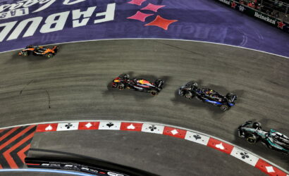 Motor Racing - Formula One World Championship - Las Vegas Grand Prix - Race Day - Las Vegas, Nevada, USA