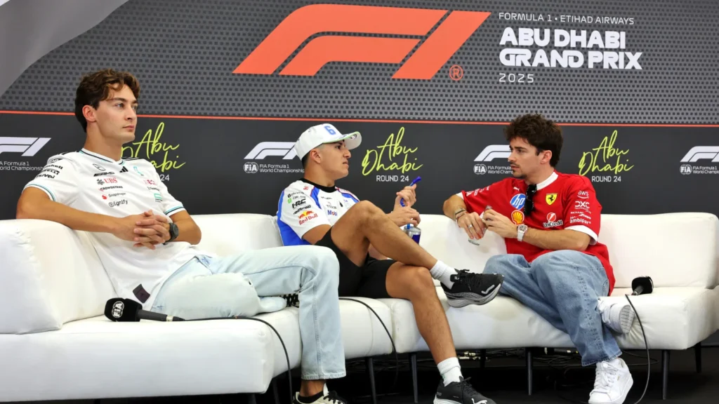 George-Russell-Isack-Hadjar-Charles-Leclerc-F1-Abu-Dhabi-GP-1024x576-1