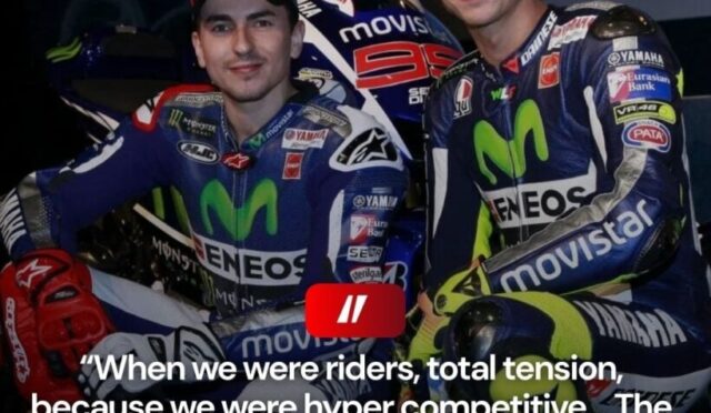 Jorge Lorenzo: "Keşke Yamaha’da koçum Valentino Rossi’nin ezeli rakibi olsaydı"