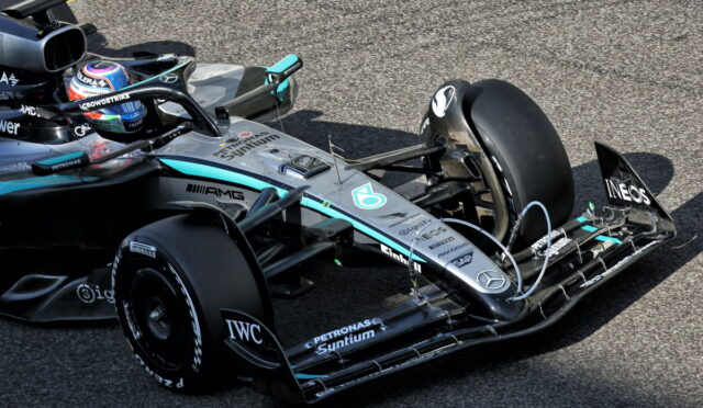 Mercedes, Abu Dhabi testinde 2026’ya özel sıra dışı ön kanat tasarımını denedi