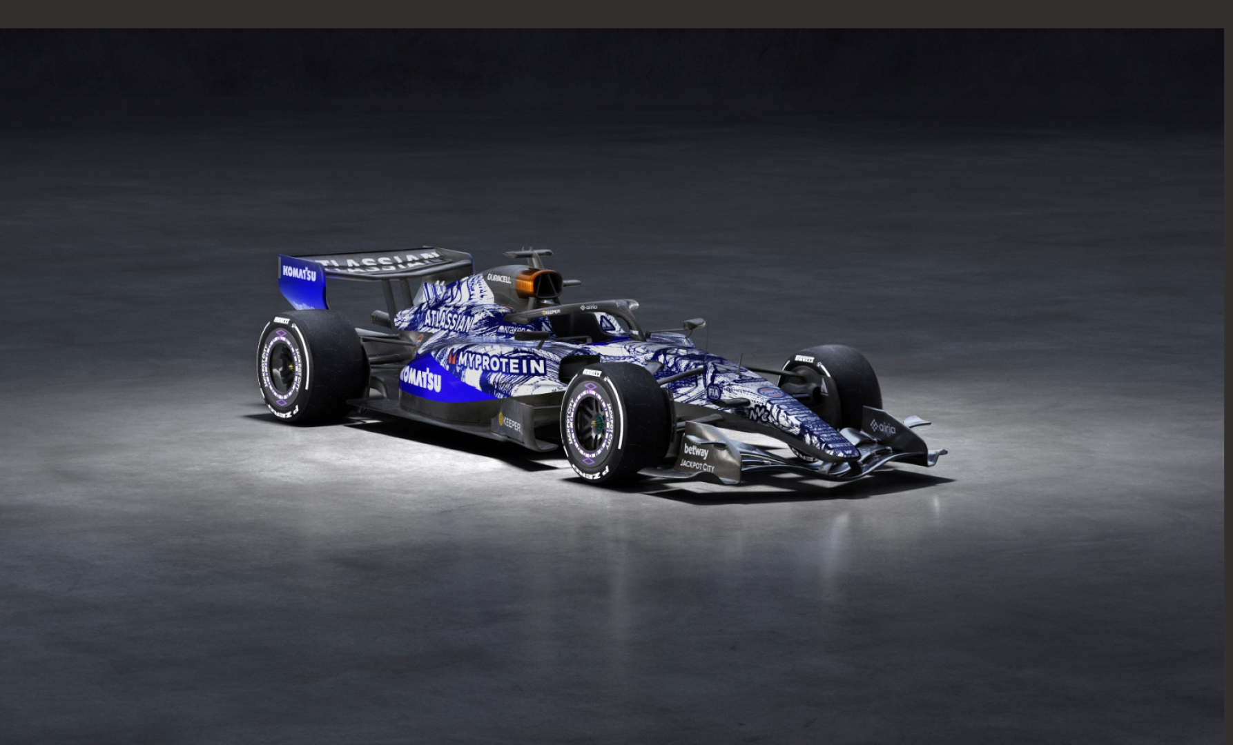 Williams-test-livery