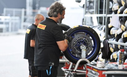 Pirelli tyre fitter Czech WorldSBK 18 July 2024