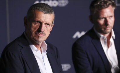 Guenther Steiner Richard Coleman Catalunya MotoGP 5 September 2025