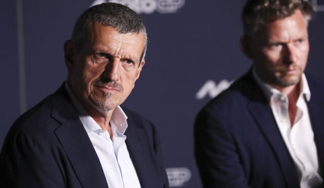 Guenther Steiner Richard Coleman Catalunya MotoGP 5 September 2025