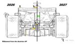 Illustration of a Formula 1 car viewed from behind, with a large 'CROWDSTRIKE' banner on the rear wing and the caption 'Banned from the Austrian GP' at bottom left.