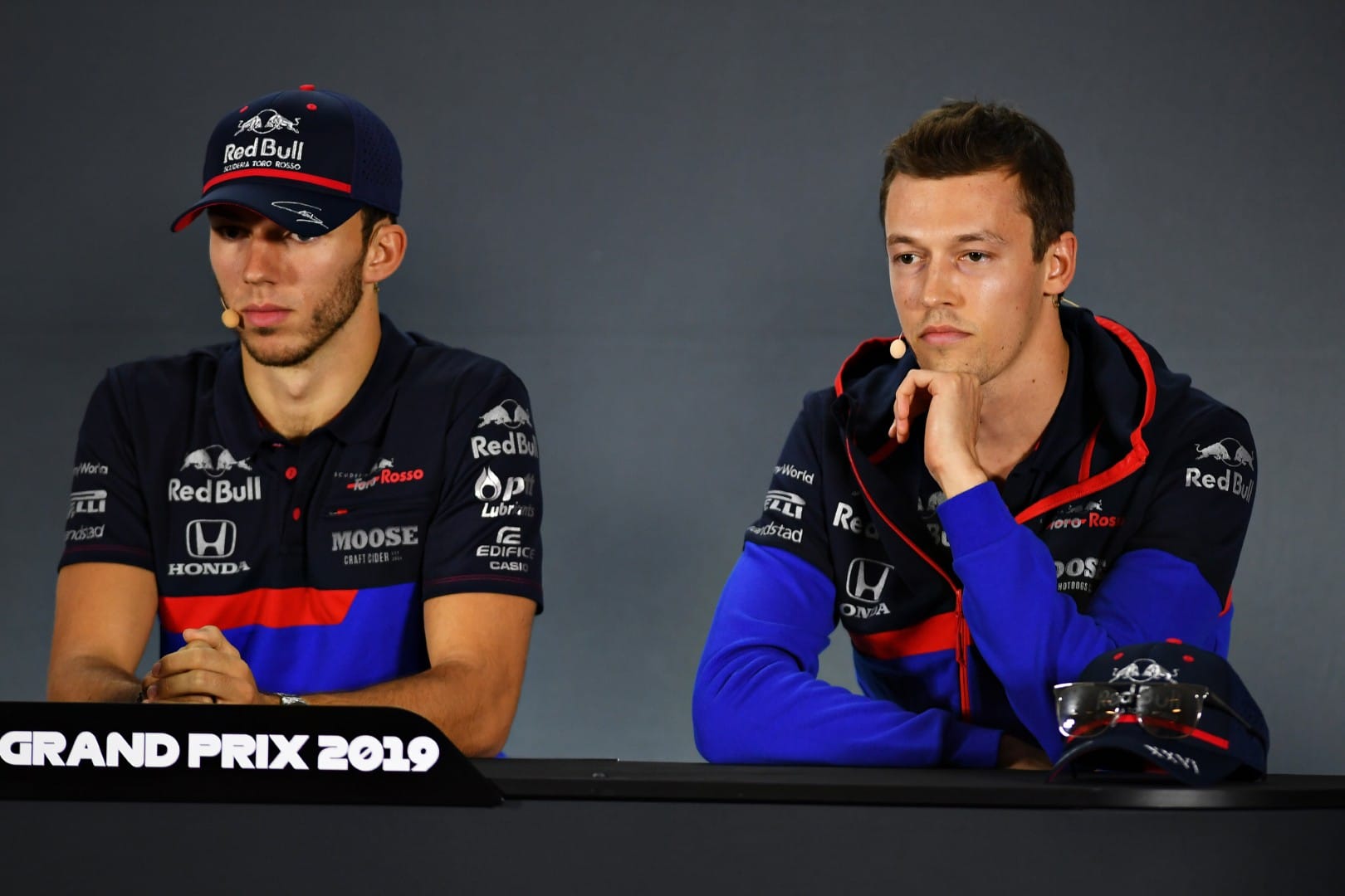 Pierre Gasly ve Daniil Kvyat, Toro Rosso, F1