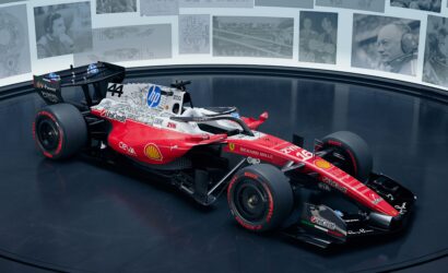 Ferrari, ABD GP’si için “teknik çizim” temalı özel boyamasını tanıttı