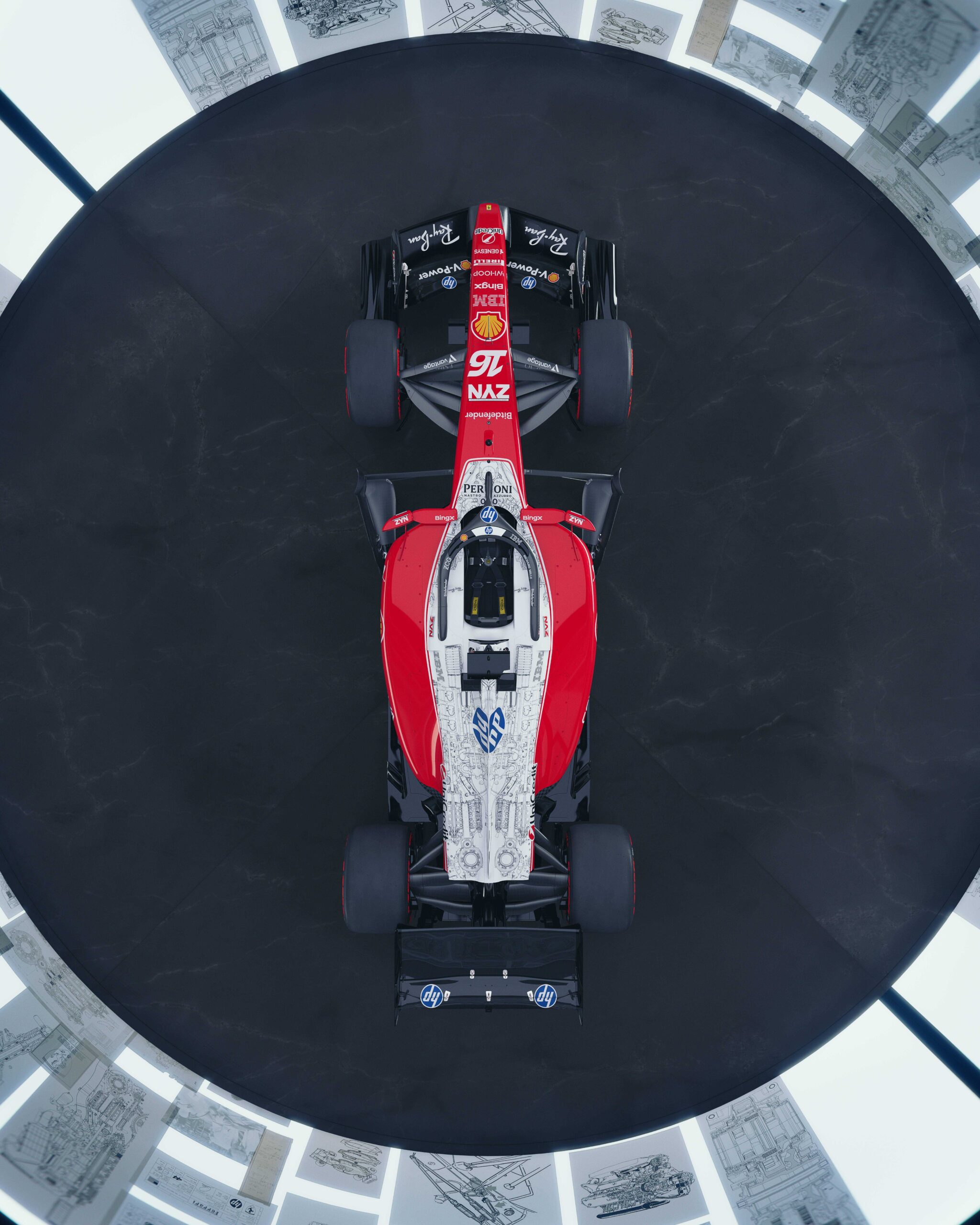 Ferrari ABD GP özel boyama