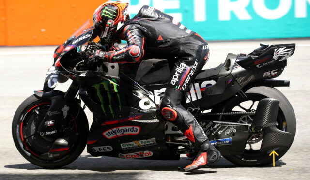 Bezzecchi, Sepang’da Aprilia’nın yeni arka aerodinamiğini denedi