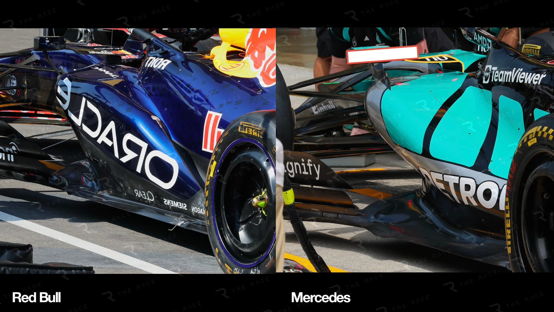 Red Bull ve Mercedes karşılaştırması