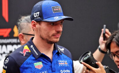 Verstappen’den Austin şakası: Hafta sonundan sonra yeni bir omurga sipariş etmem gerekecek